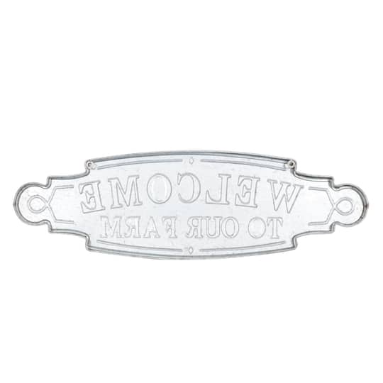 Brown Metal Farmhouse Sign Wall Décor